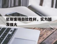 开云体育APP下载-包含尼斯客场白捡胜利，实力越发强大的词条